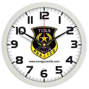 V30-333-G Ø 30 cm Plastik Duvar Saati