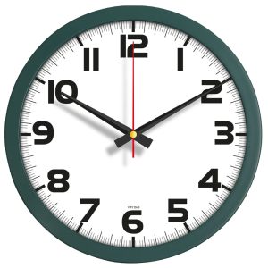 V30-333-HYSL Ø 30 cm Plastik Duvar Saati