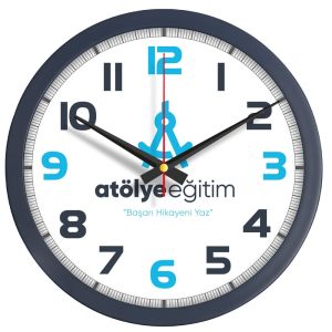 V30-333-L Ø 30 cm Plastik Duvar Saati