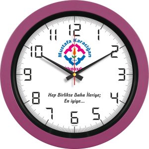 V30-346-FSY Ø 40 cm Plastik Duvar Saati
