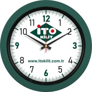 V30-346-HYSL Ø 40 cm Plastik Duvar Saati