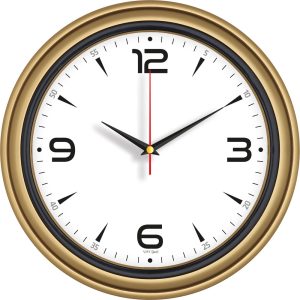 V30-522-A Ø 34 cm Plastik Duvar Saati