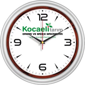 V30-522-G Ø 34 cm Plastik Duvar Saati