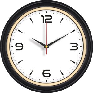 V30-522-S Ø 34 cm Plastik Duvar Saati