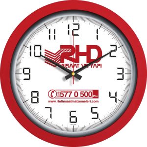 V30-546-K Ø 40 cm Plastik Duvar Saati