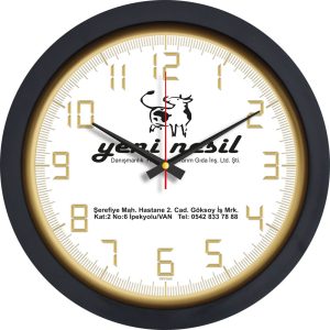 V30-546-SV Ø 40 cm Plastik Duvar Saati