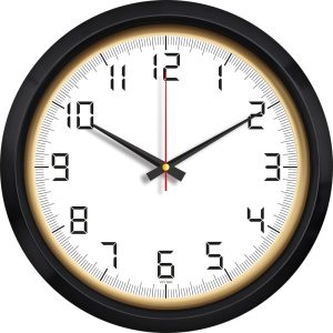 V30-551-SA Ø 40 cm Plastik Duvar Saati