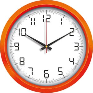 V30-551-T Ø 40 cm Plastik Duvar Saati